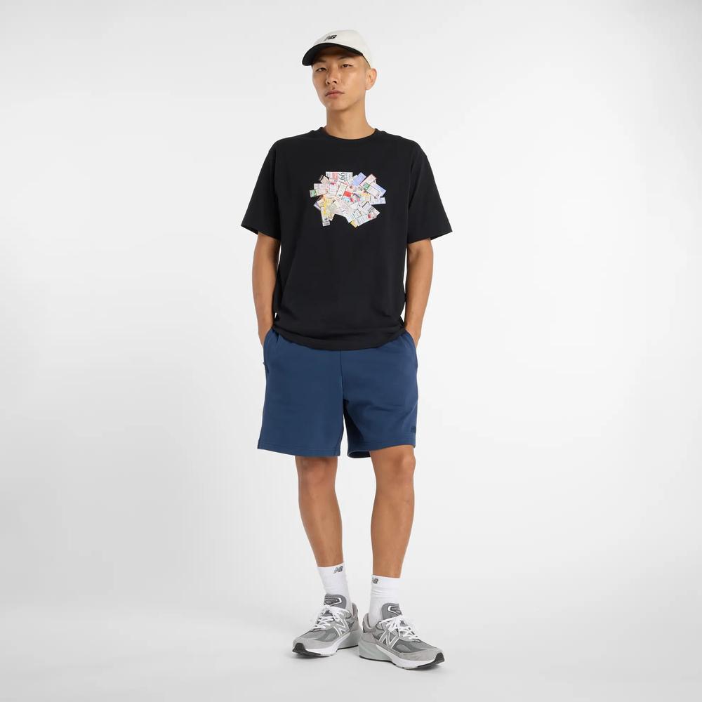 Férfi futópóló New Balance MT53905BK - fekete