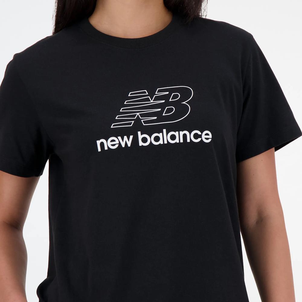 Női póló New Balance WT41816BK - fekete