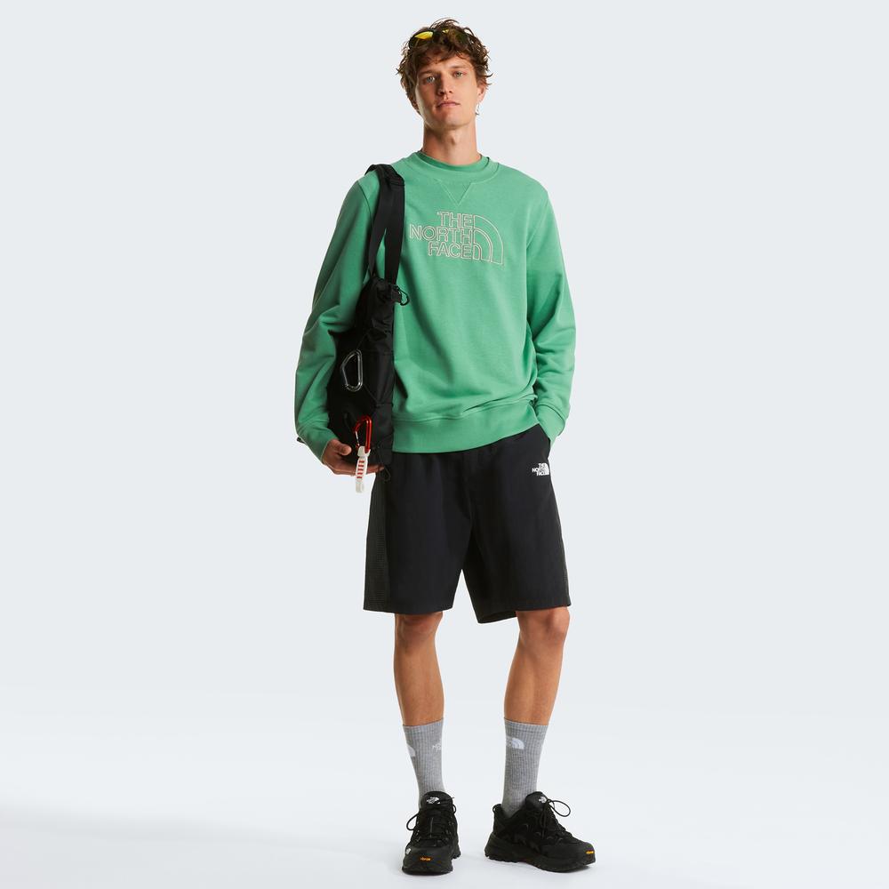 Férfi pulóver The North Face Drew Peak Light 0A8C1CMUA1 - zöld