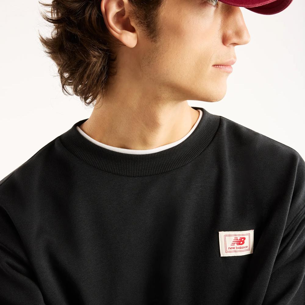 Férfi felső New Balance Woven Label MT6175T5BK - fekete