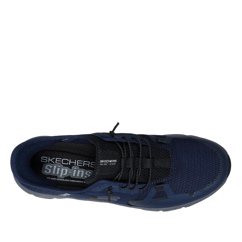Férfi cipő Skechers Slip-ins: Glide-Step Pro 232930NVCC - sötétkék