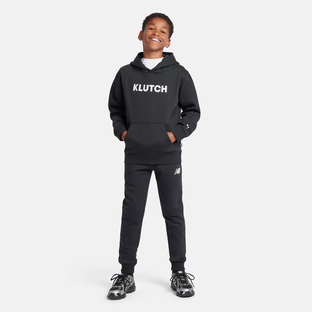 Gyerek nadrág New Balance LAKB0007BK - fekete