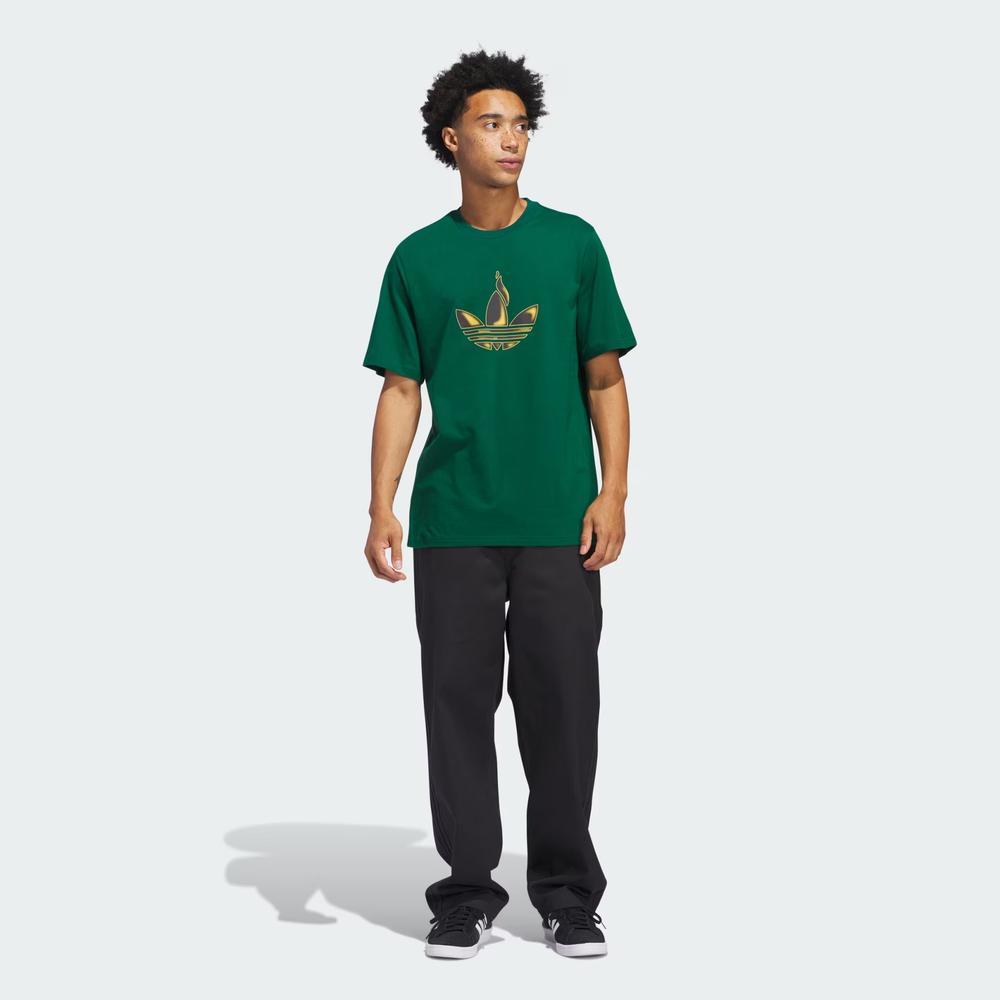 Póló adidas Originals Trefoil Torch Tee JD2833 - zöld