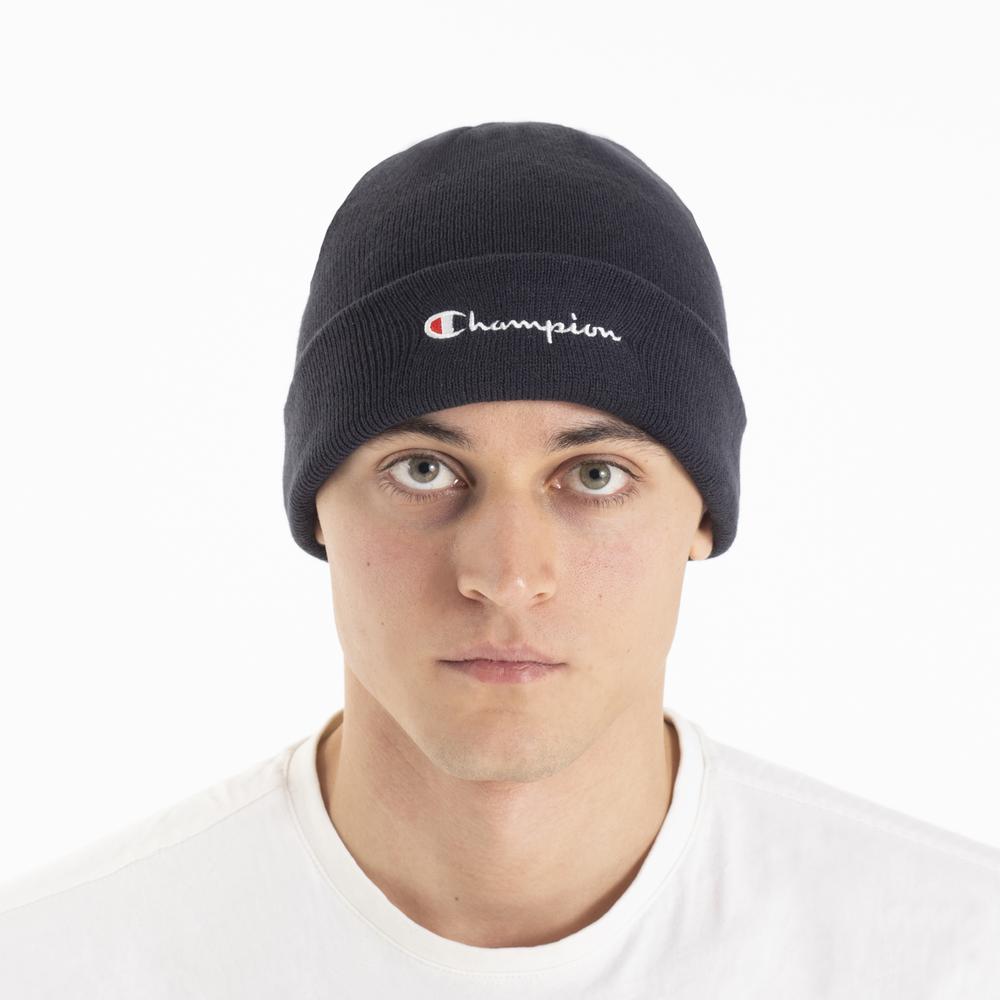 Sapka Champion Script Logo Beanie 806064-BS501 - sötétkék