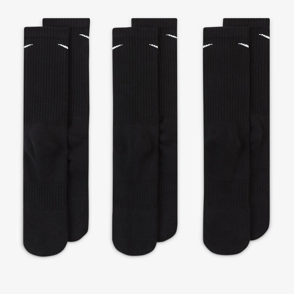 Ponožky Nike Everyday Cushioned Training Crew SX7664-010 - fekete