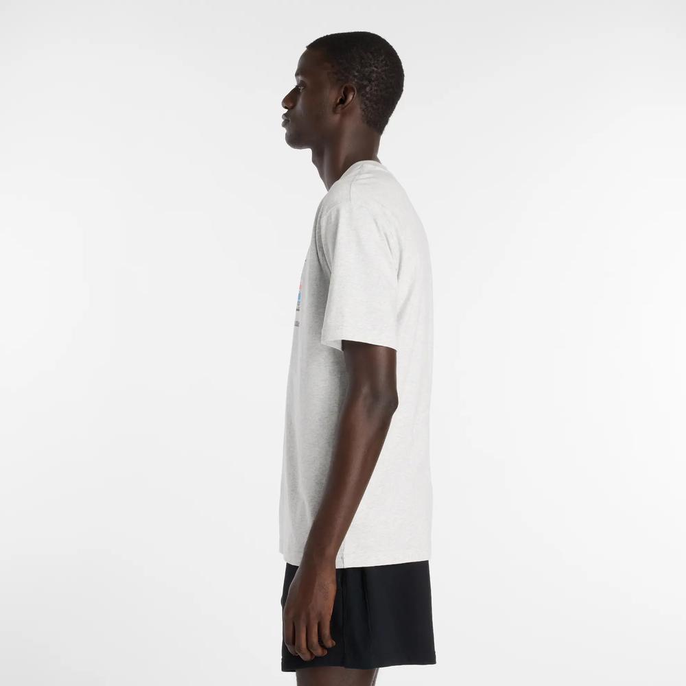 Férfi futópóló New Balance MT61H0DXAHH - szürke