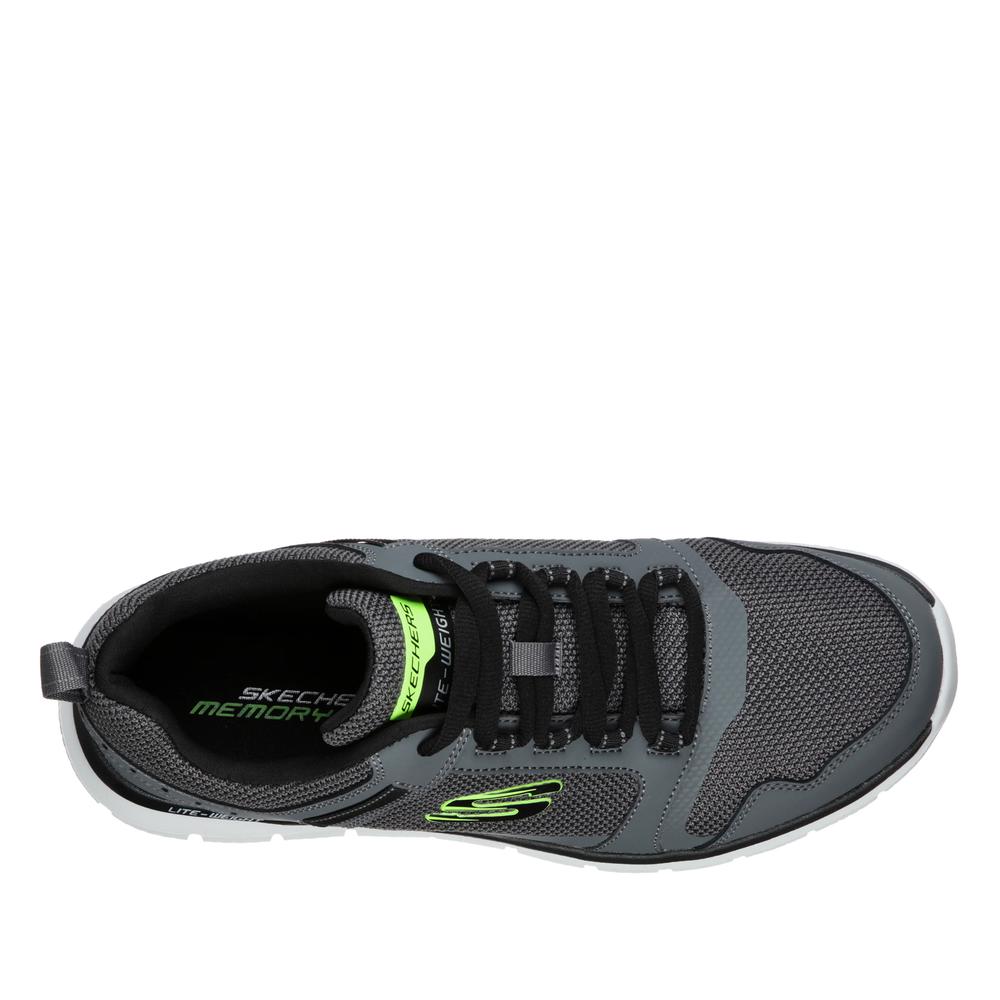 Unisex cipő Skechers Track Knockhill 232001CCBK - szürke