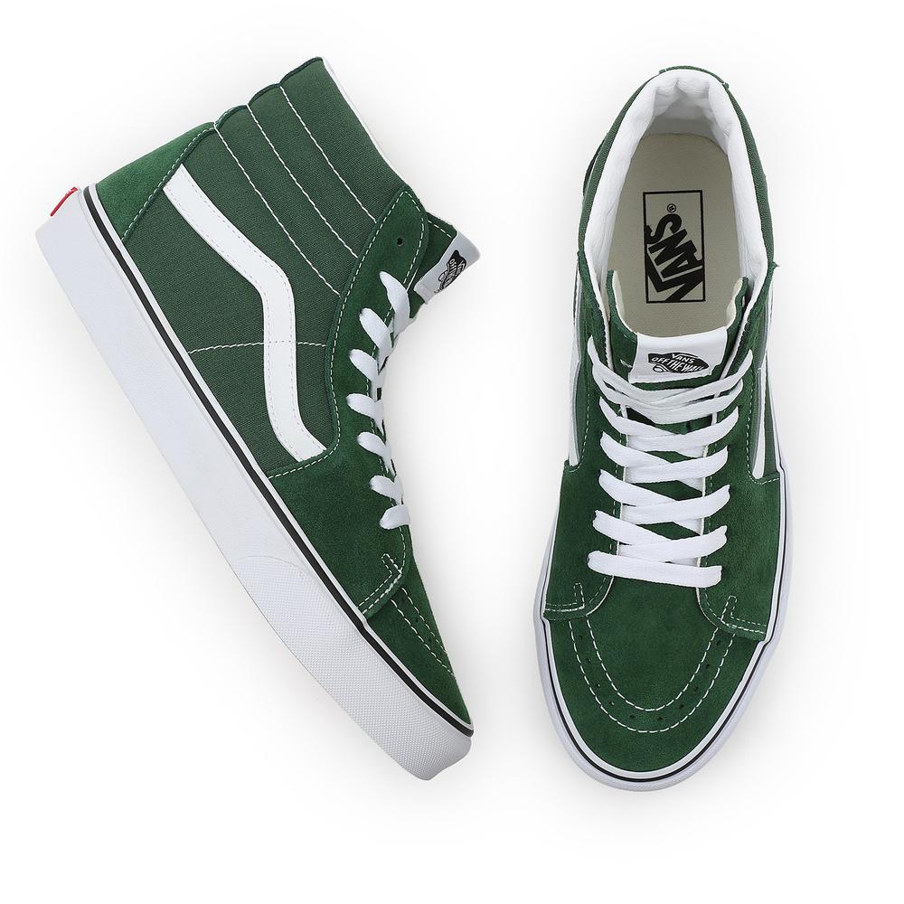 Cipő Vans Color Theory Classics Sk8-Hi VN0005U96QU1 - zöld
