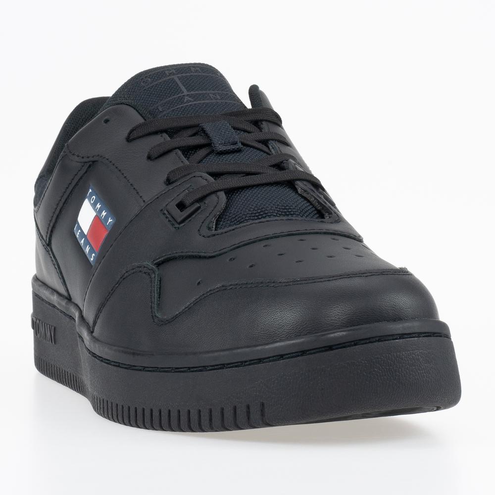 Cipő Tommy Jeans Retro Basket EM0EM00955-0GK - fekete
