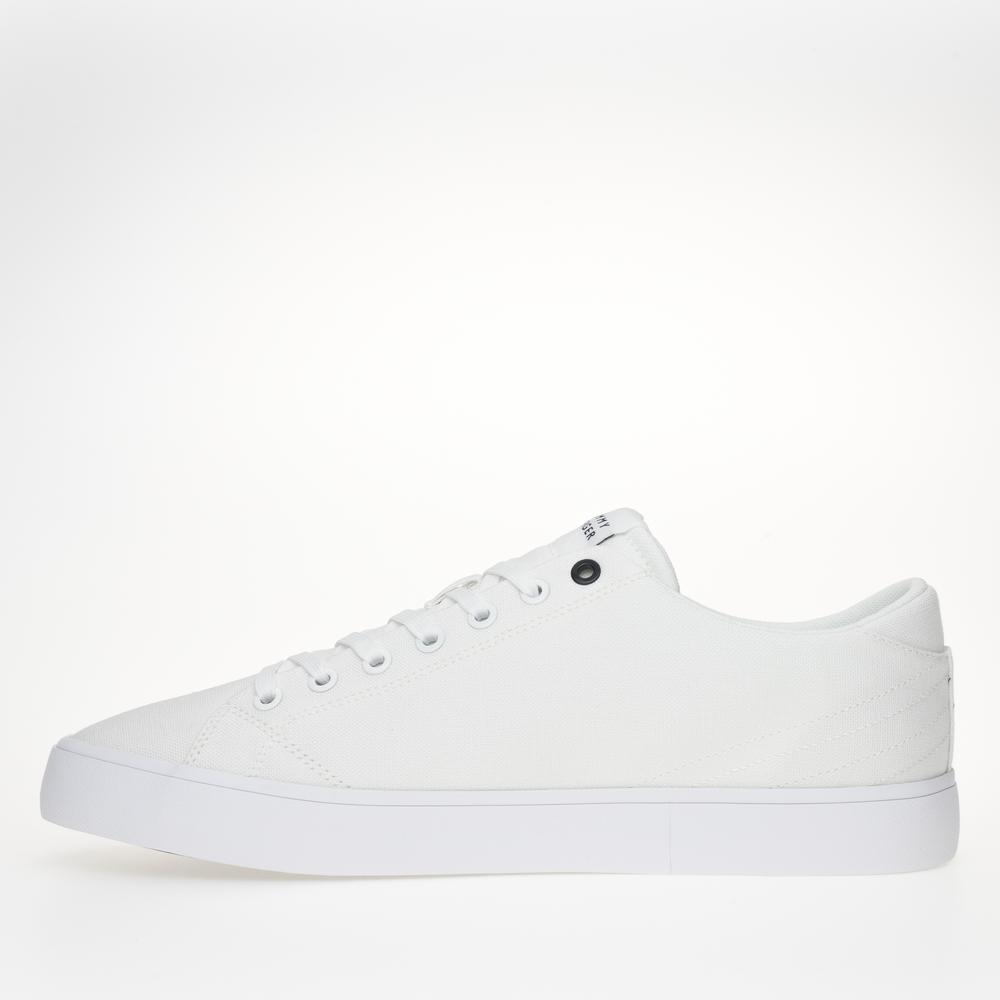 Cipő Tommy Hilfiger Hi Vulc Low Canvas FM0FM04882-YBS - fehér