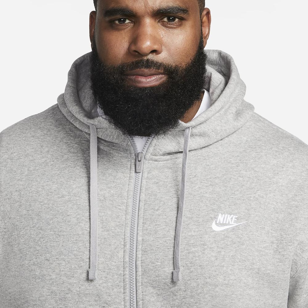 Pulóver Nike Nsw Club Hoodie Fz BV2645-063 - szürke