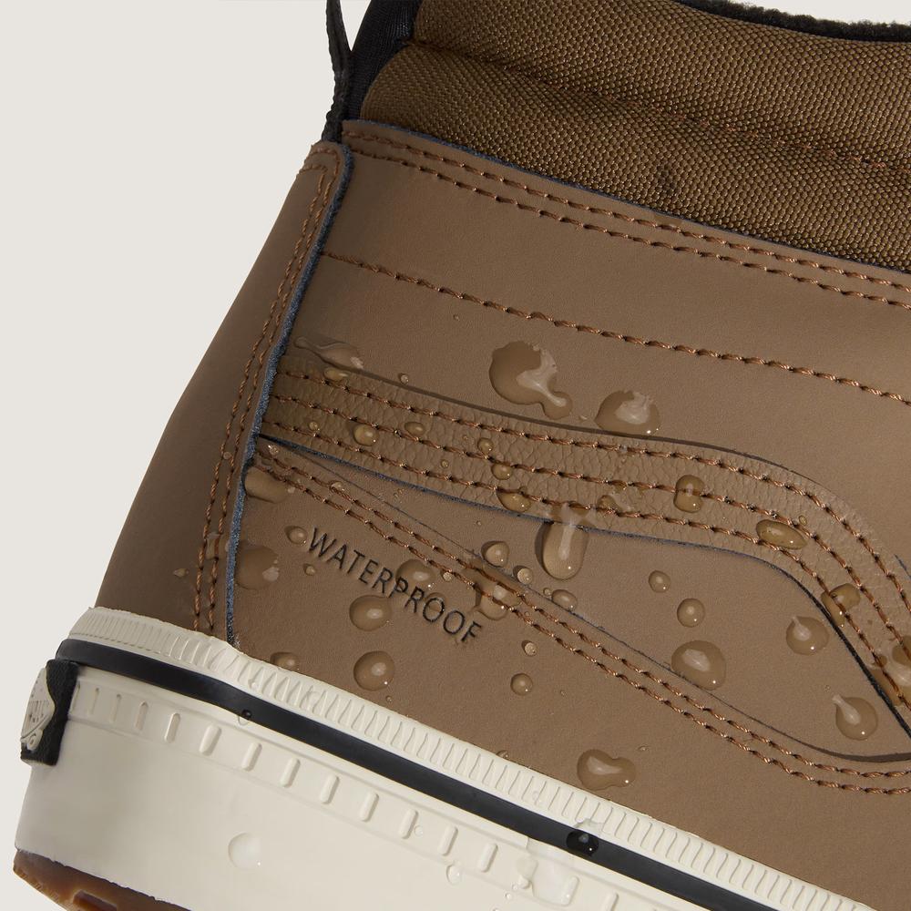Női cipő Vans SK8-Hi Waterproof VN000DAQ91K1 - barna