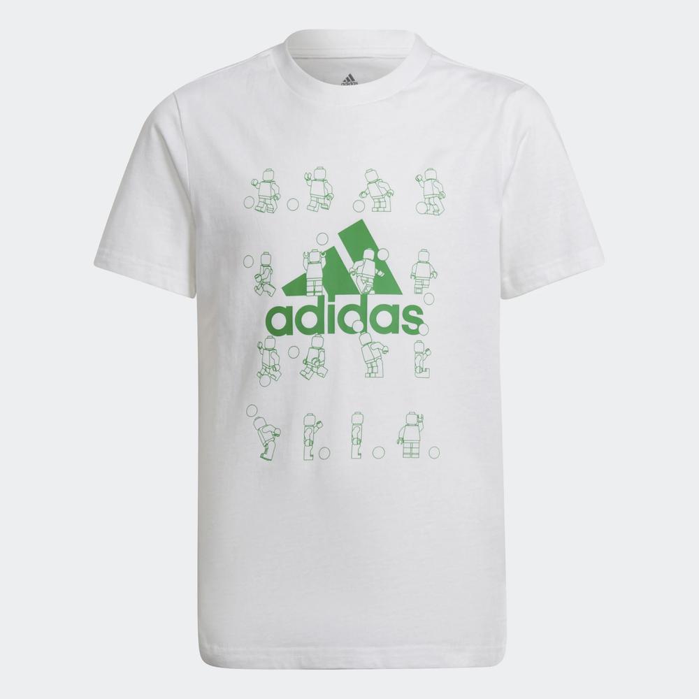 Póló adidas x LEGO Football Graphic Tee HA0929 - fehér