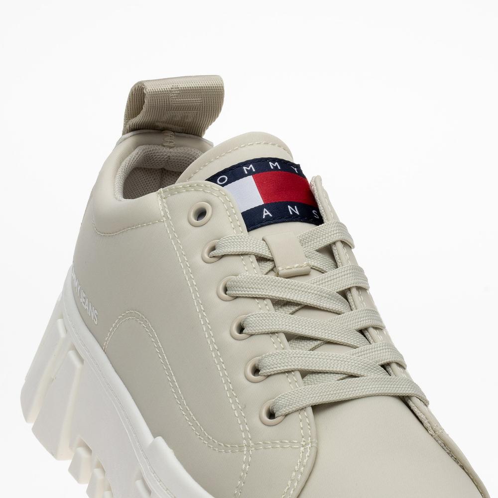 Cipő Tommy Jeans Recycled Cleat Chunky EN0EN02240-AEV - bézs