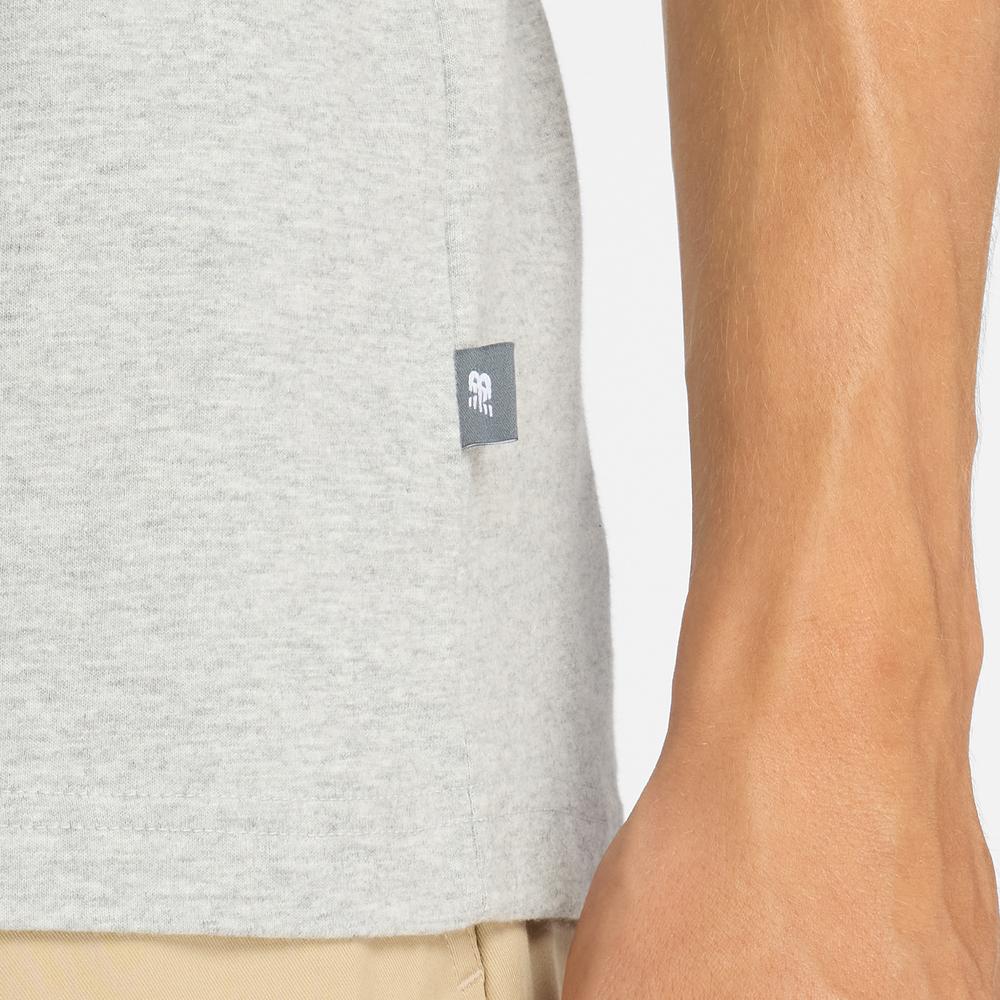 Férfi futópóló New Balance MT61778SAG - szürke