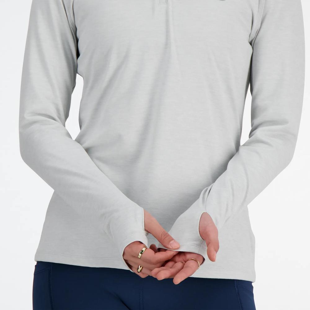 Női felső New Balance WT41150AHH - szürke