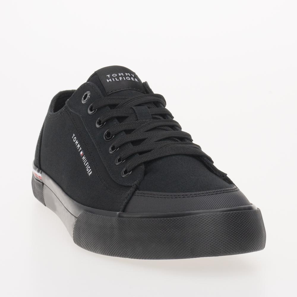 Cipő Tommy Hilfiger Corporate Vulc Canvas FM0FM04954-BDS - fekete