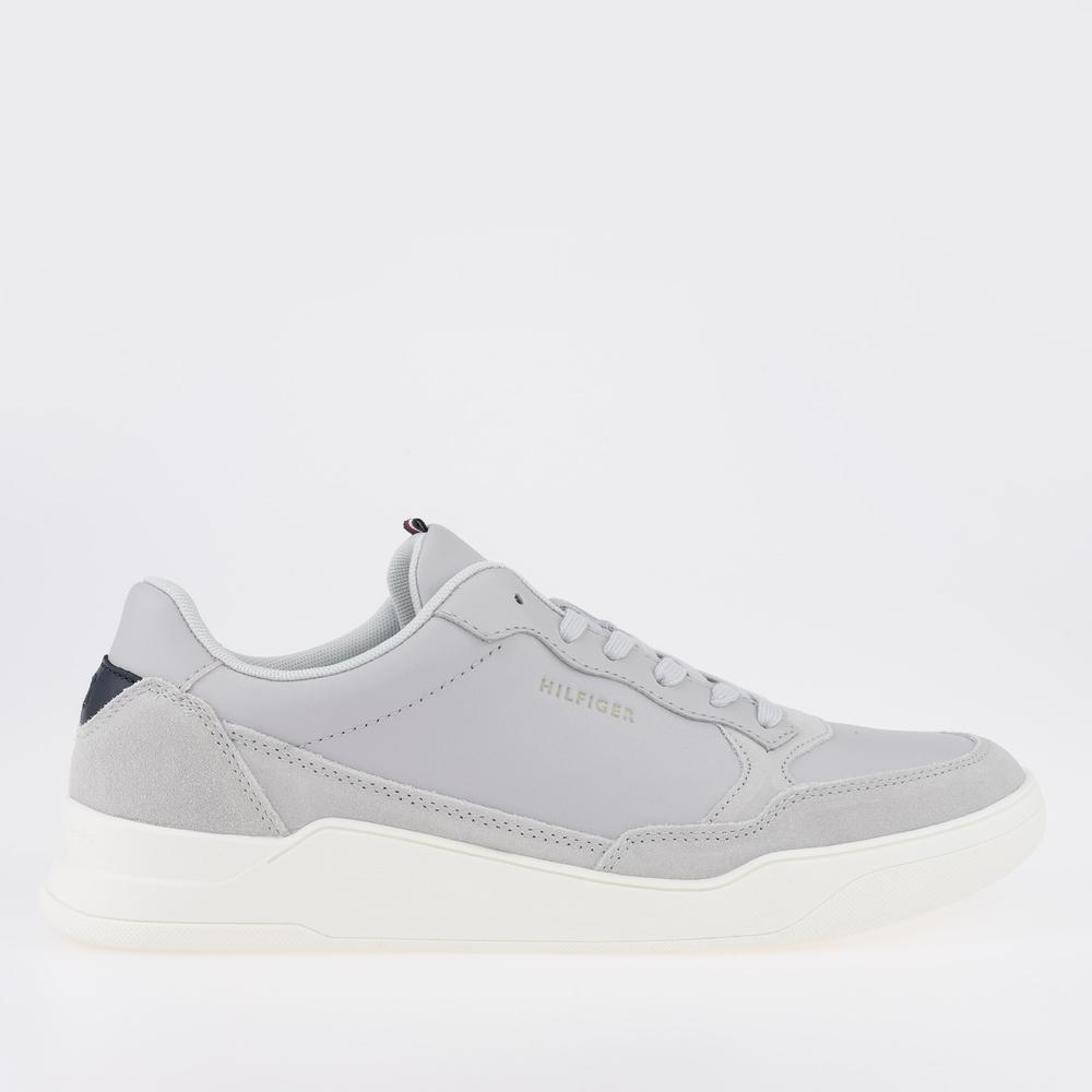 Cipő Tommy Hilfiger Elevated Cupsole Leather Mix FM0FM04358-PSU - szürke
