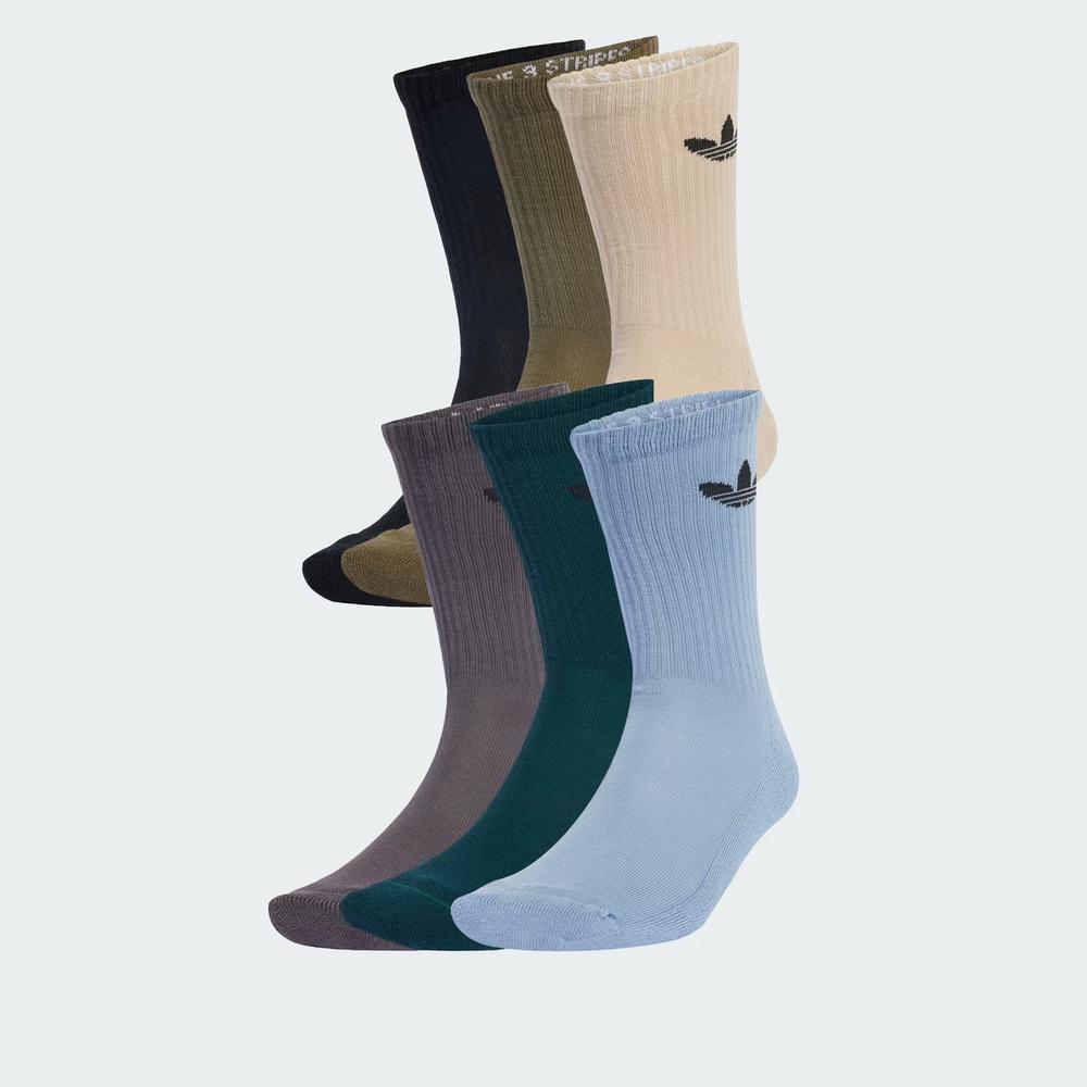 Zokni adidas Originals Trefoil Cushion Crew Socks 6 Pairs JY2680 - többszínű