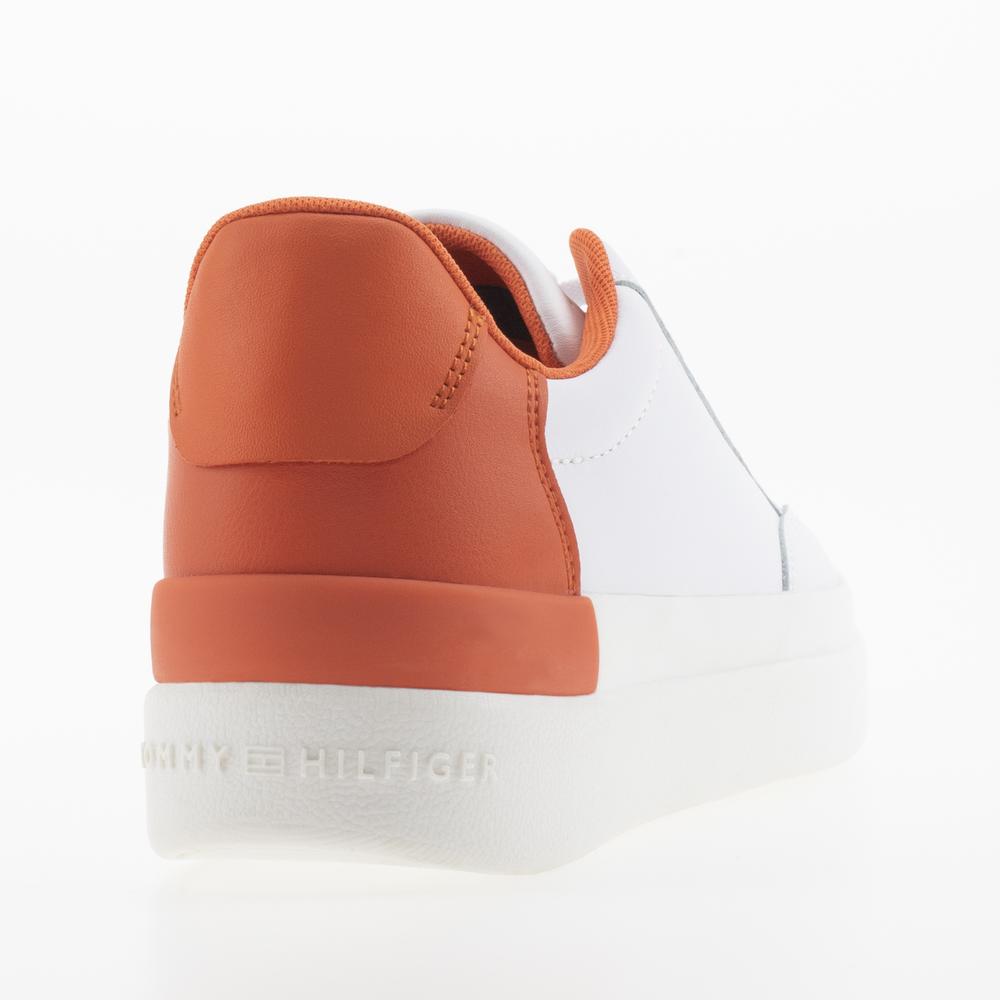 Cipő Tommy Hilfiger Feminine Sneaker With Color FW0FW06896-0K9 - fehér