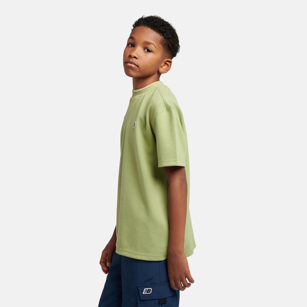 Gyerek póló New Balance LAKB0191EEN - zöld