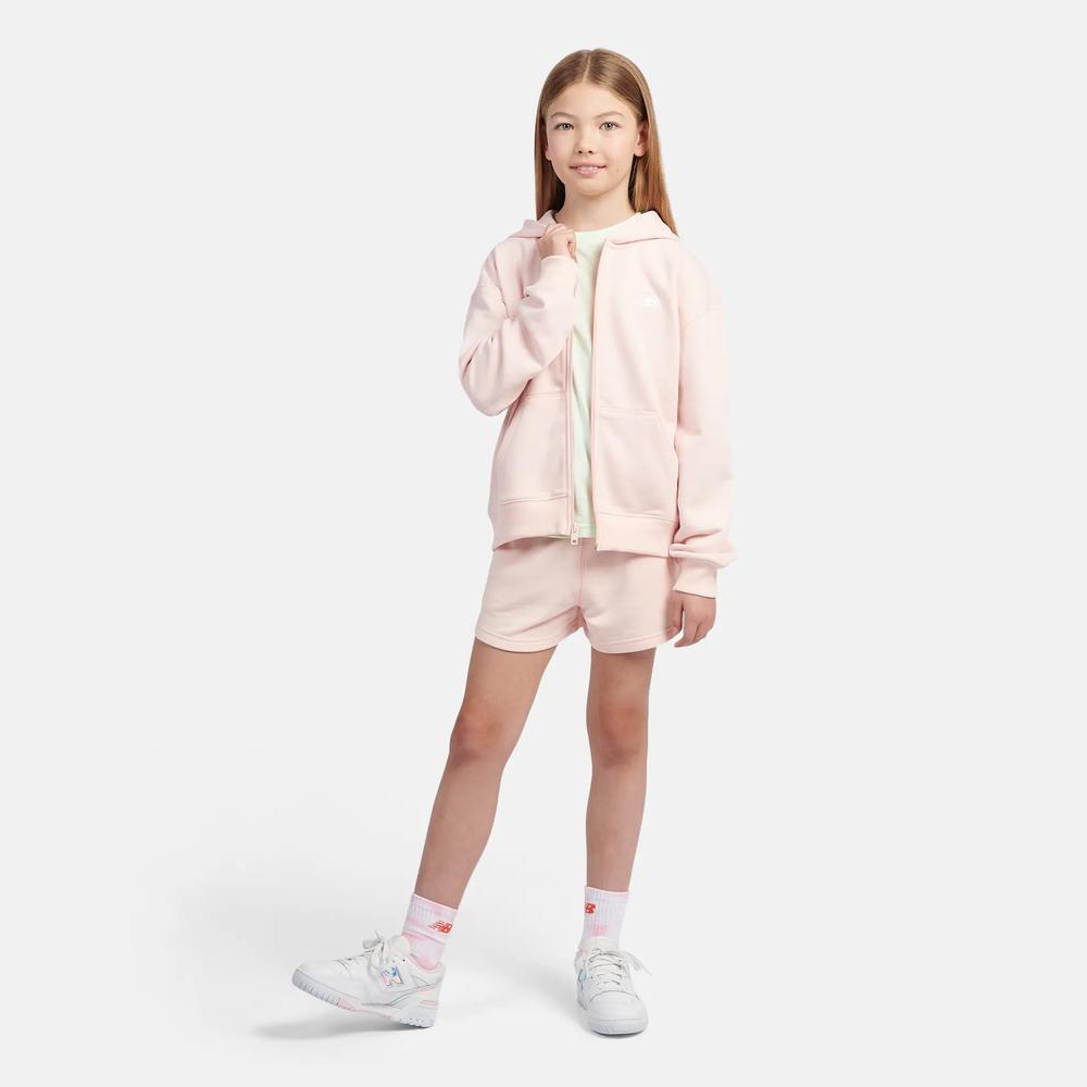 Gyerek felső New Balance LAKG0057PIE - rózsaszín