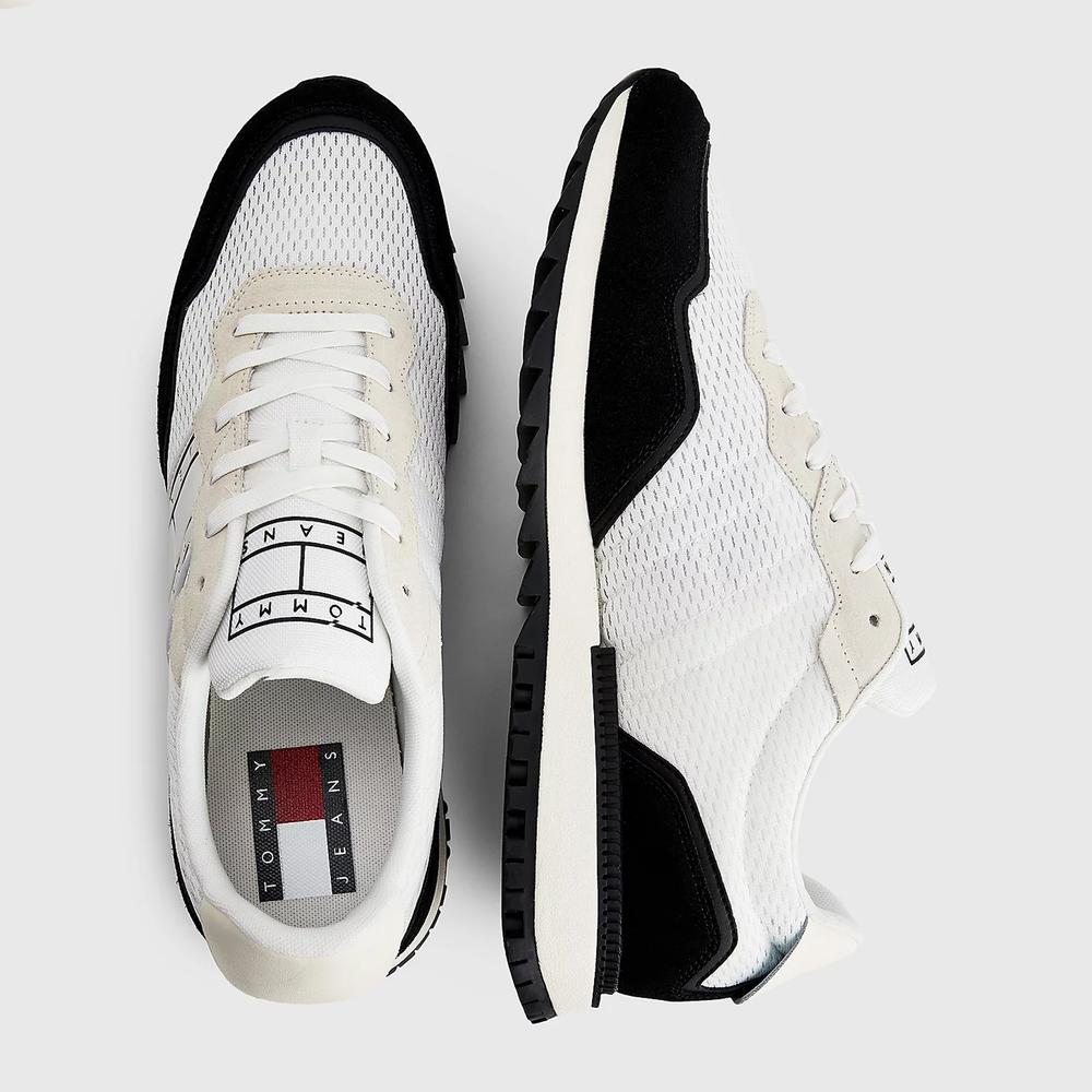 Cipő Tommy Jeans Runner EM0EM01167-BDS - fehér