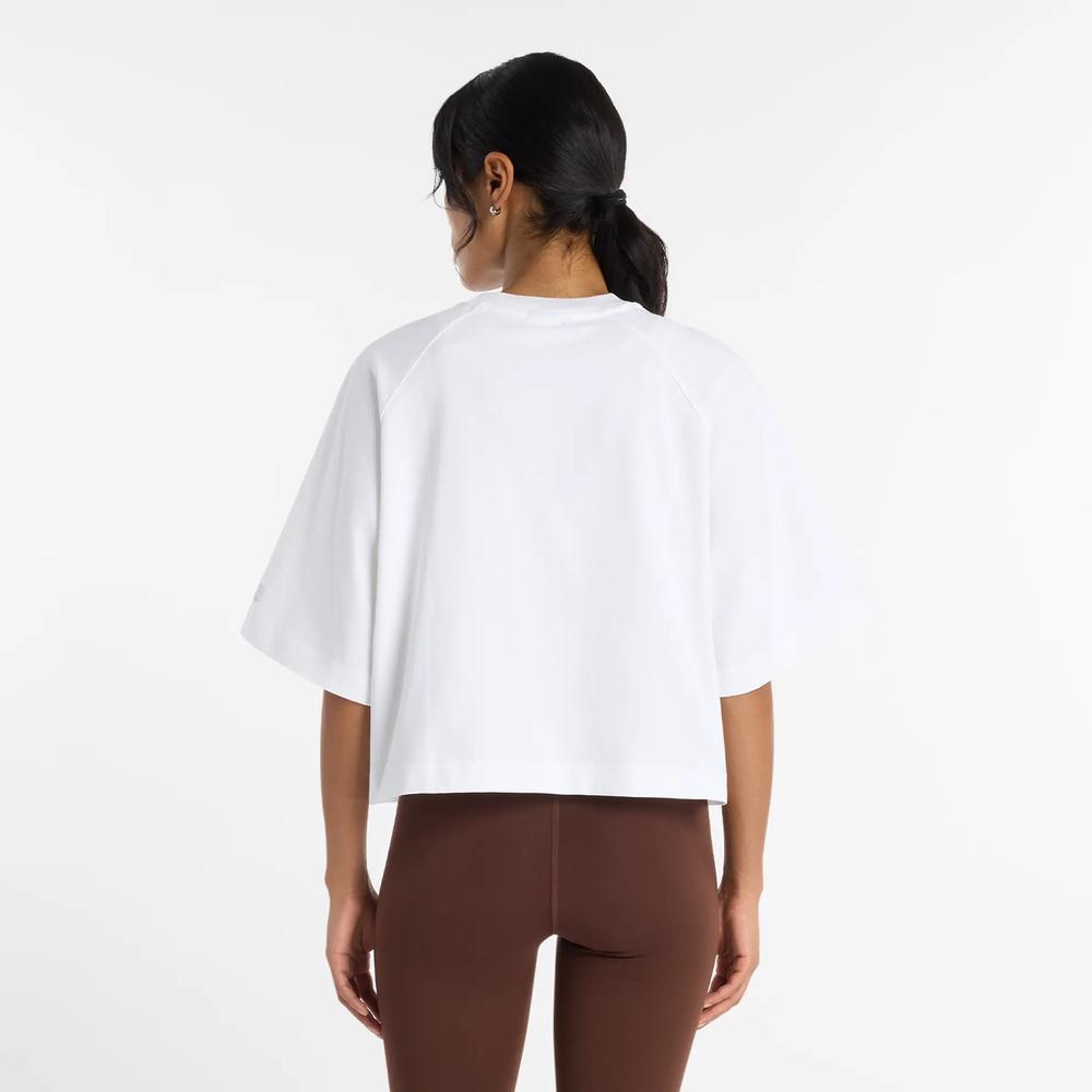 Női póló New Balance WT61371RWT - fehér