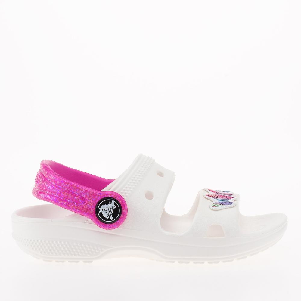 Szandál Crocs Classic Embellished 207803-100 - fehér