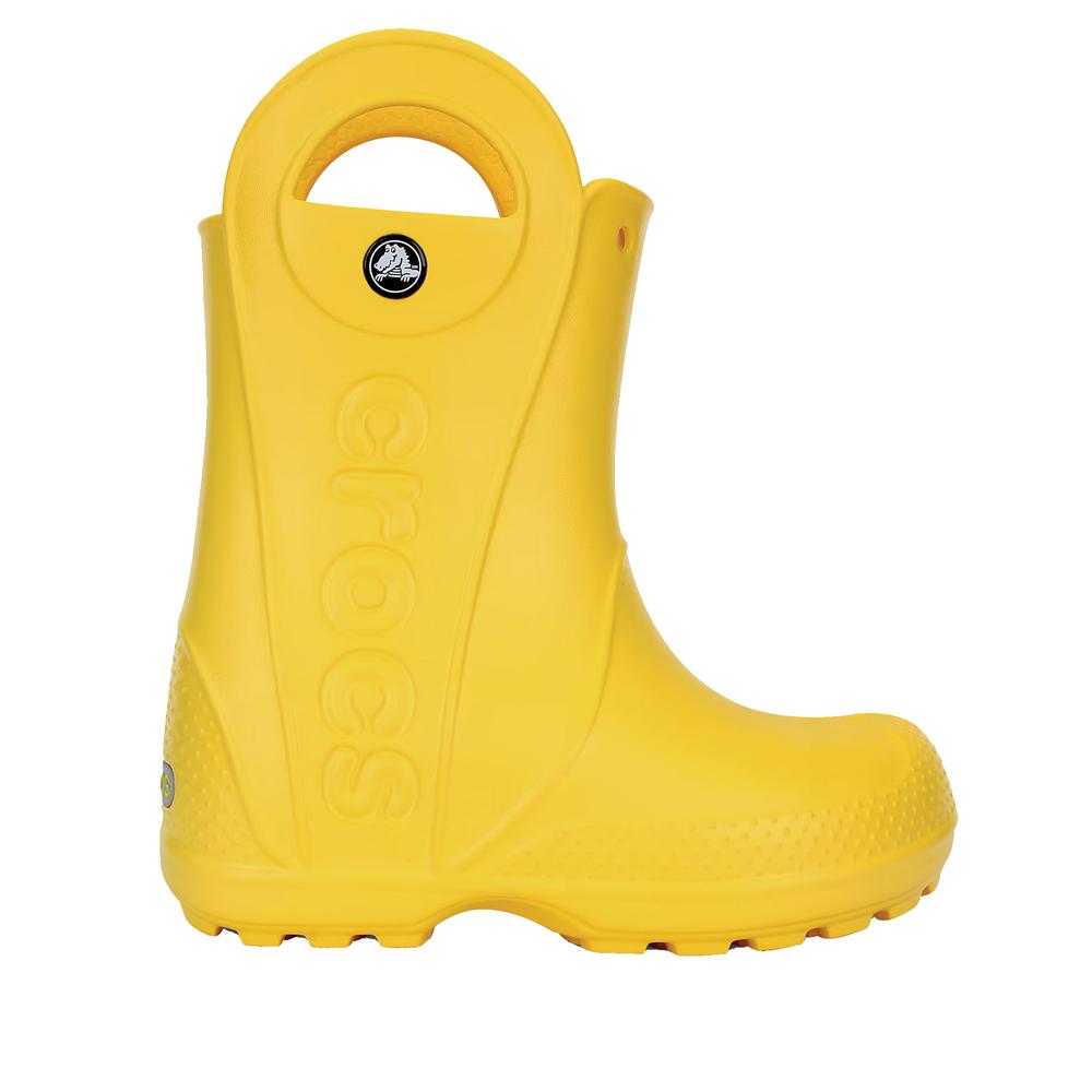 Kalosze Crocs Handle It Rain Boot Kids 12803-730 - sárga