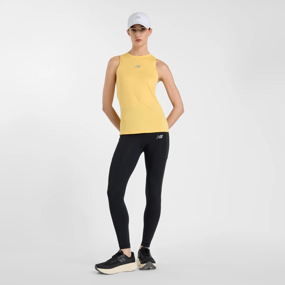 Női póló New Balance WT51252CEE - sárga