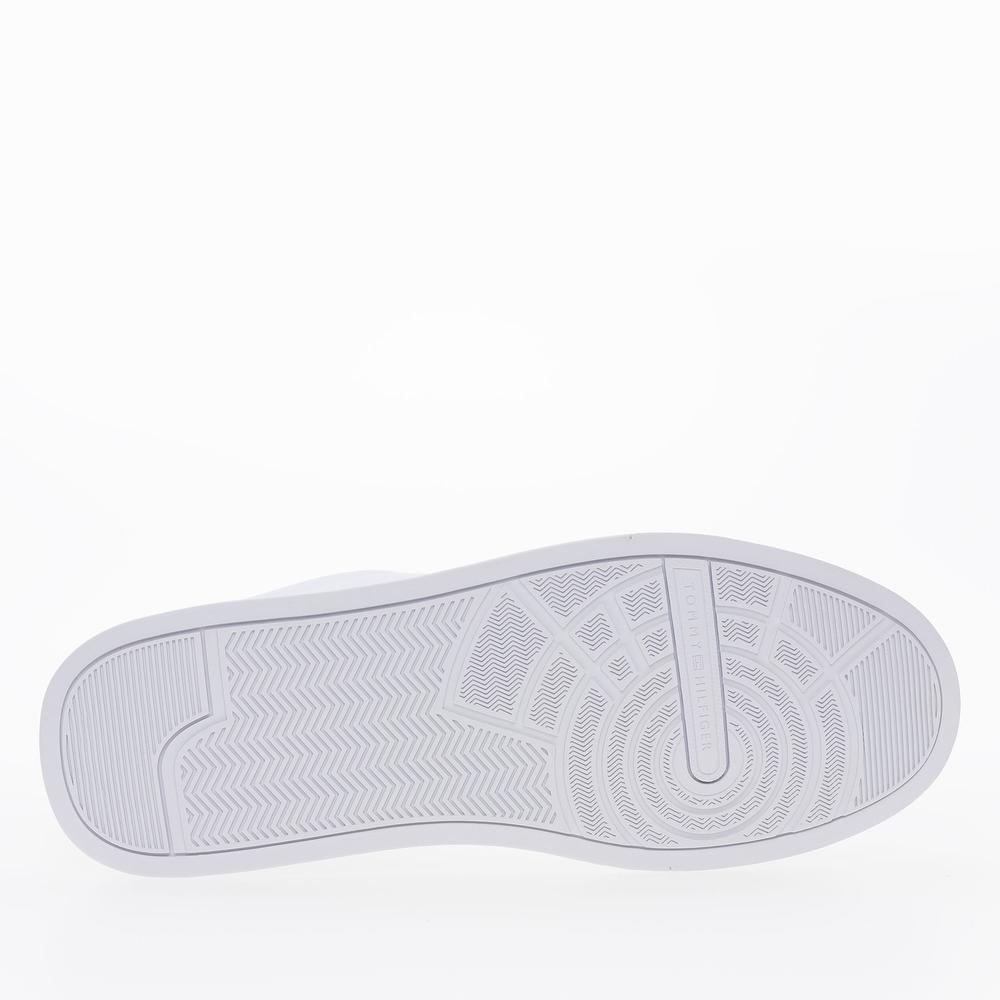 Cipő Tommy Hilfiger Court Leather Detail FM0FM05367-PN6 - fehér