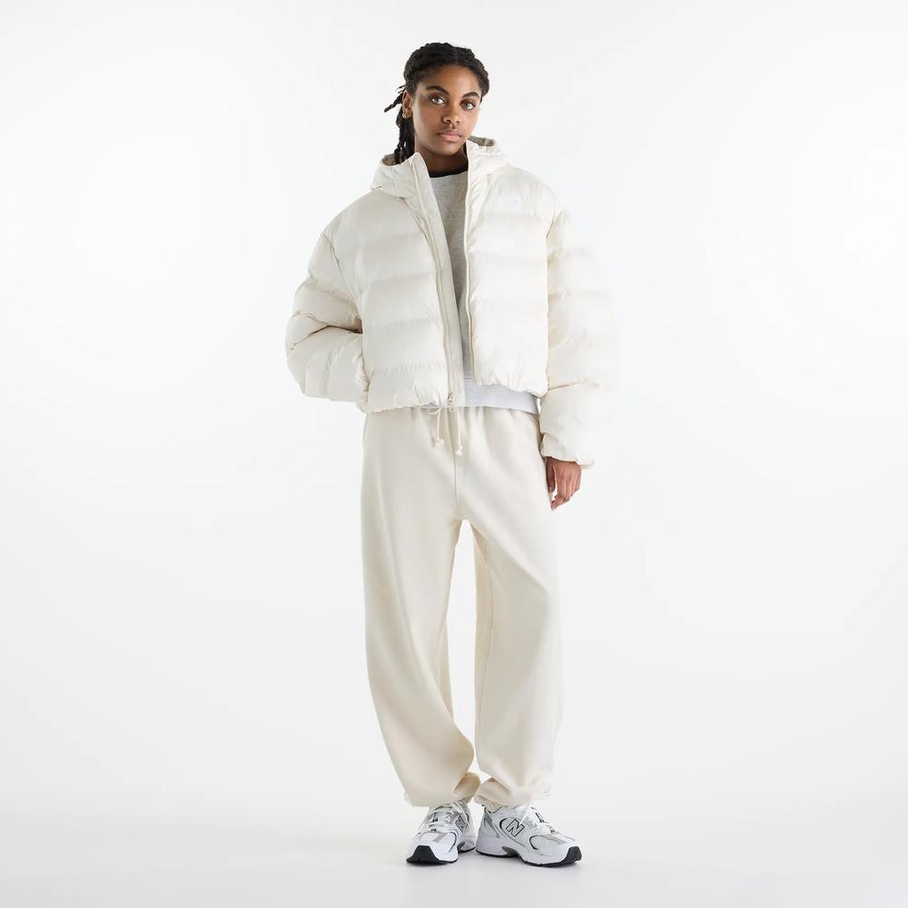 Női bunda New Balance Boston Puffer WJ62V5SNLIN - bézs