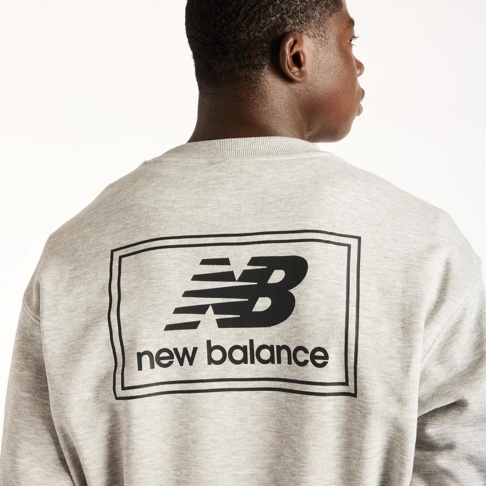 Férfi felső New Balance Woven Label MT6175T5AGM - szürke