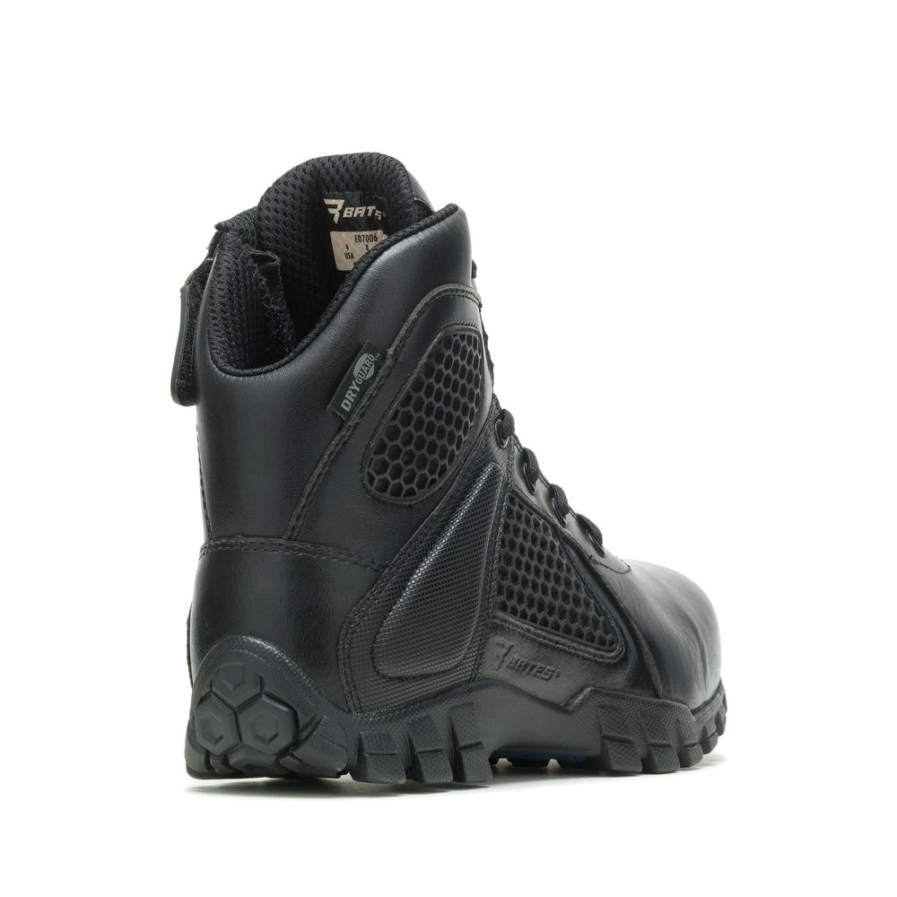 Cipő Bates  Shock 6 Side Zip E07006 - fekete