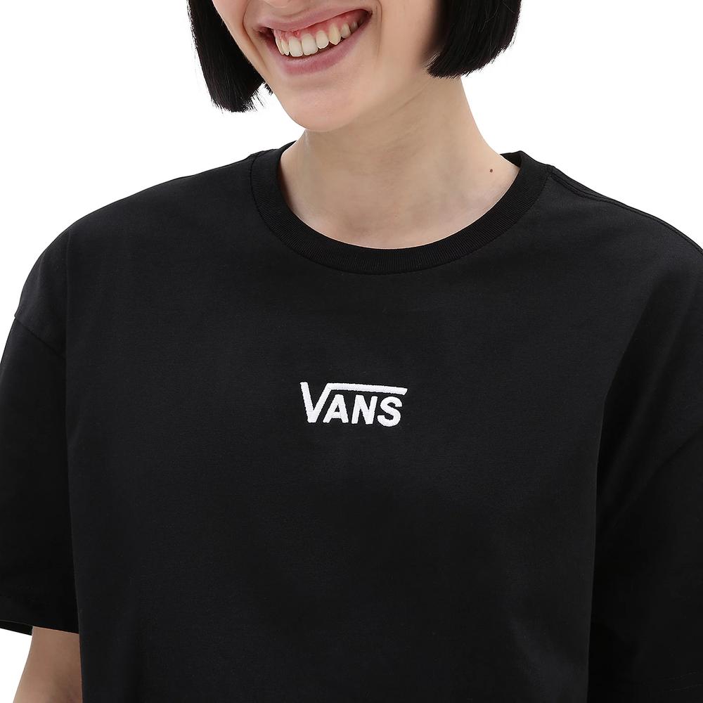 Póló Vans Flying V Oversized VN0A7YUTBLK1 - fekete
