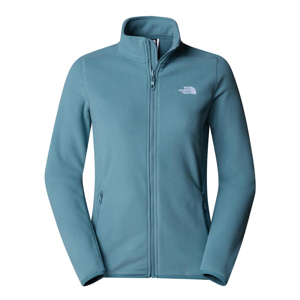 Női pulóver The North Face 100 Glacier Full-Zip Fleece 0A855O4221 - kék