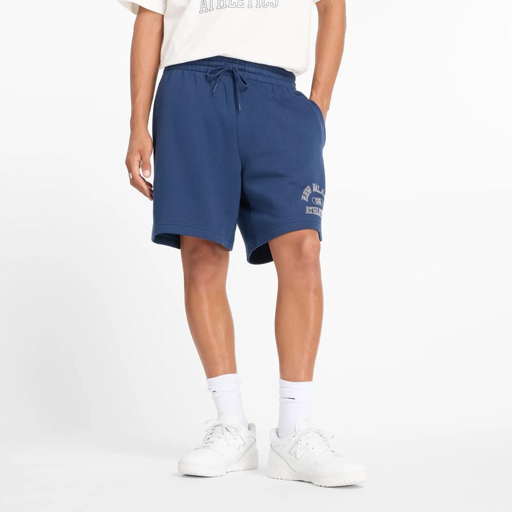 Férfi futónadrág New Balance MS43506NNY - sötétkék