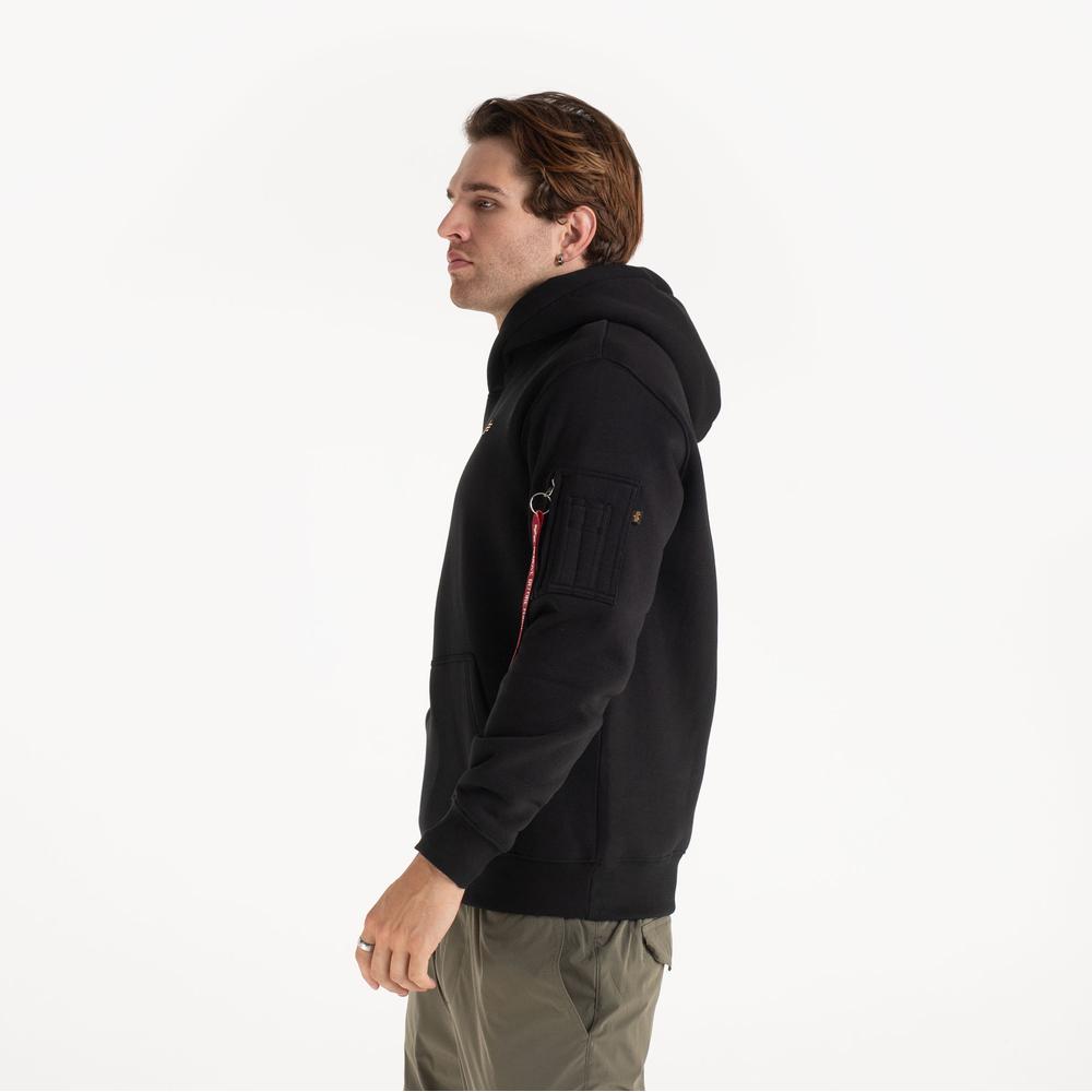 Pulóver Alpha Industries 3D Small Logo 14833703 - fekete