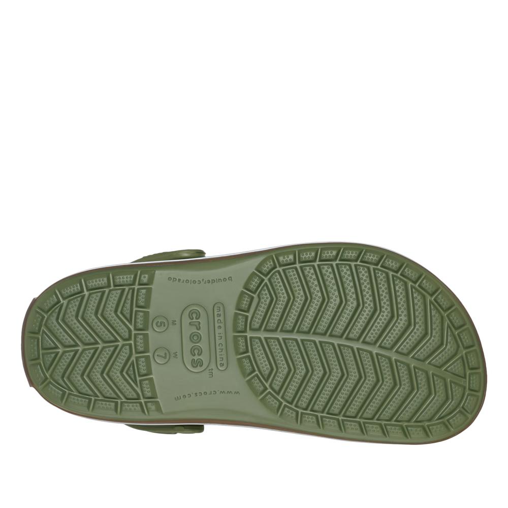 Flip Flop férfi Crocs Crocband Gum Clog 212756-3BX - zöld