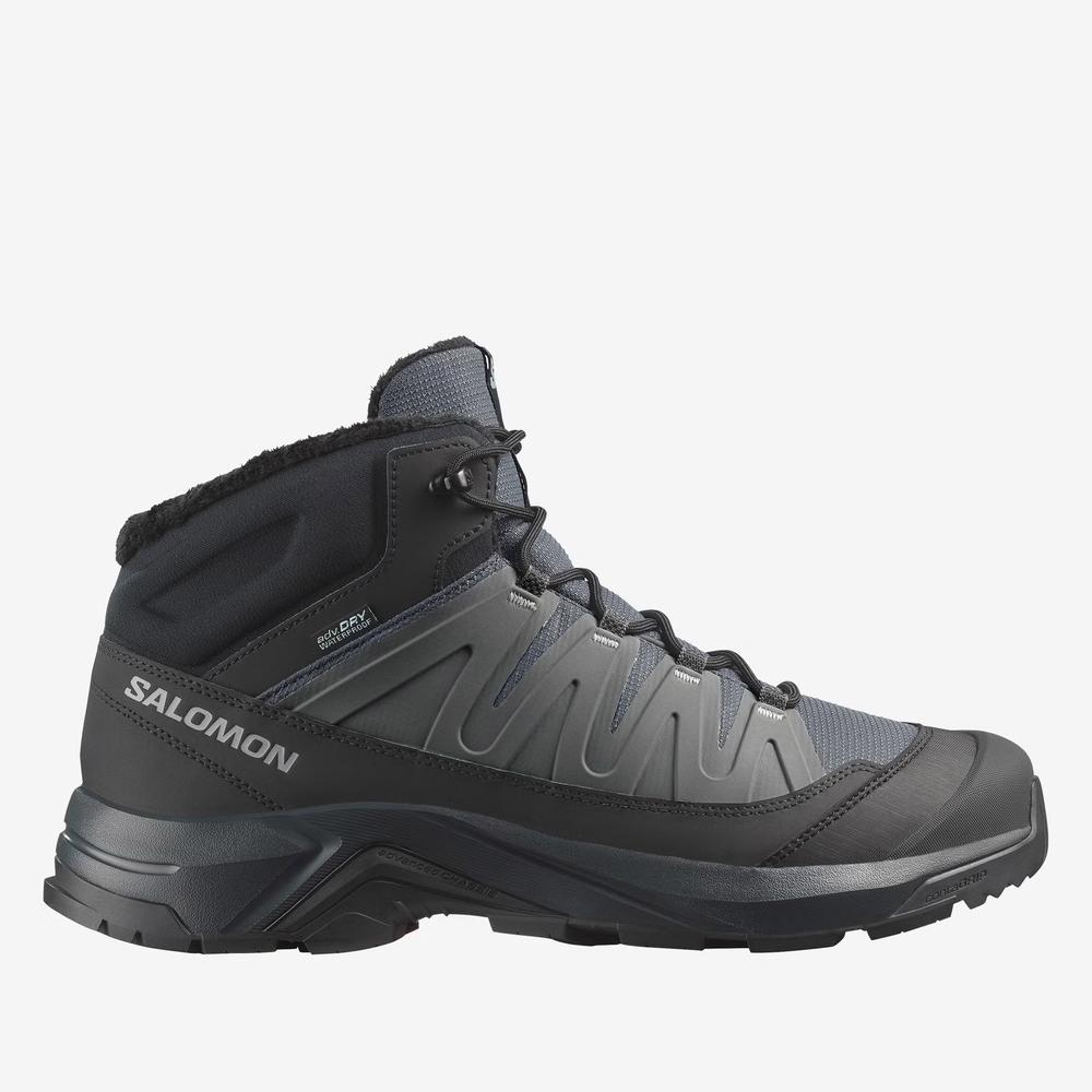 Férfi cipő Salomon X-Adventure Coldrush Waterproof L47856000 - fekete