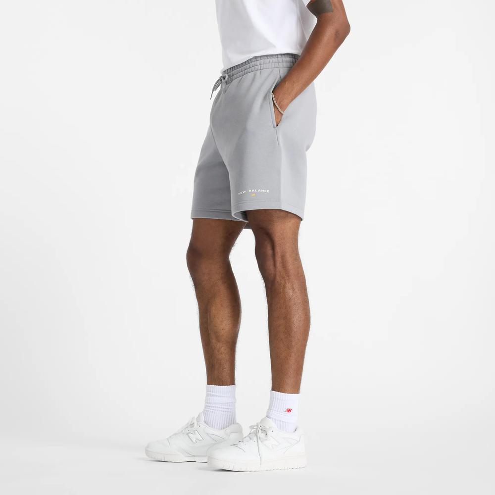 Férfi futónadrág New Balance MS51506YST - szürke