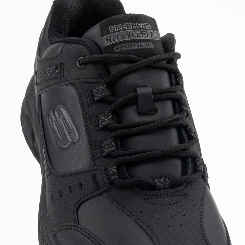 Cipő férfi Skechers Oak Canyon Redwick 51896BBK - fekete