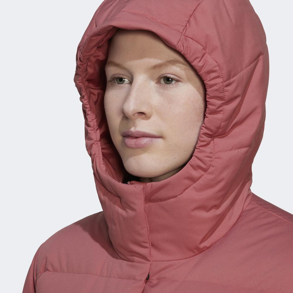 Dzseki adidas Helionic Hooded Down HG8745 - piros