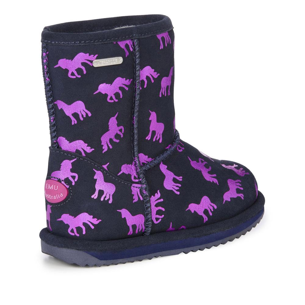 Cipő Emu Australia Rainbow Unicorn Brumby K12373MIDN - többszínű