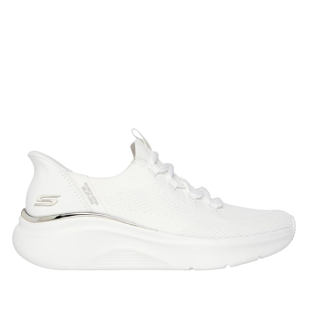 Női cipő Skechers Slip-ins Bobs Sport B Love Tru Delight 117617WHT - fehér