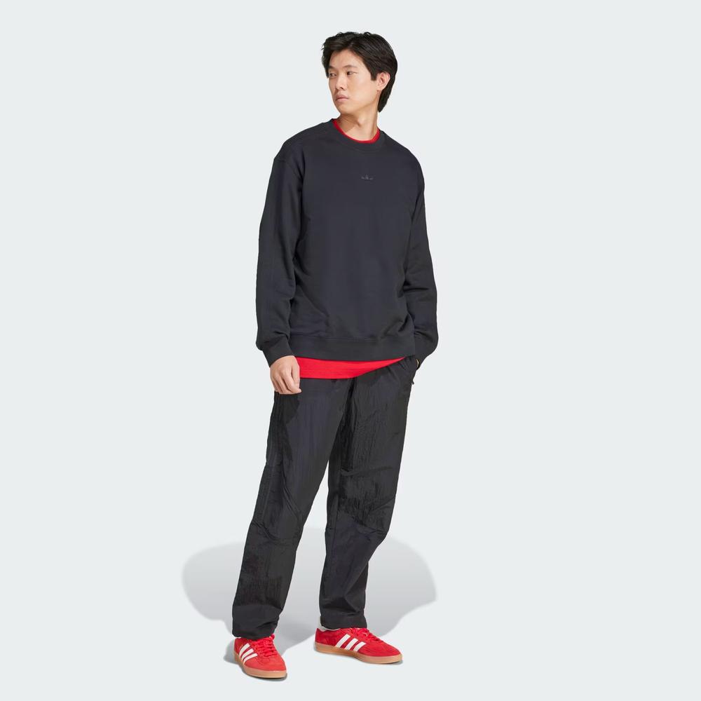 Férfi pulóver adidas Originals Premium Essentials Crew Sweatshirt JC9574 - fekete