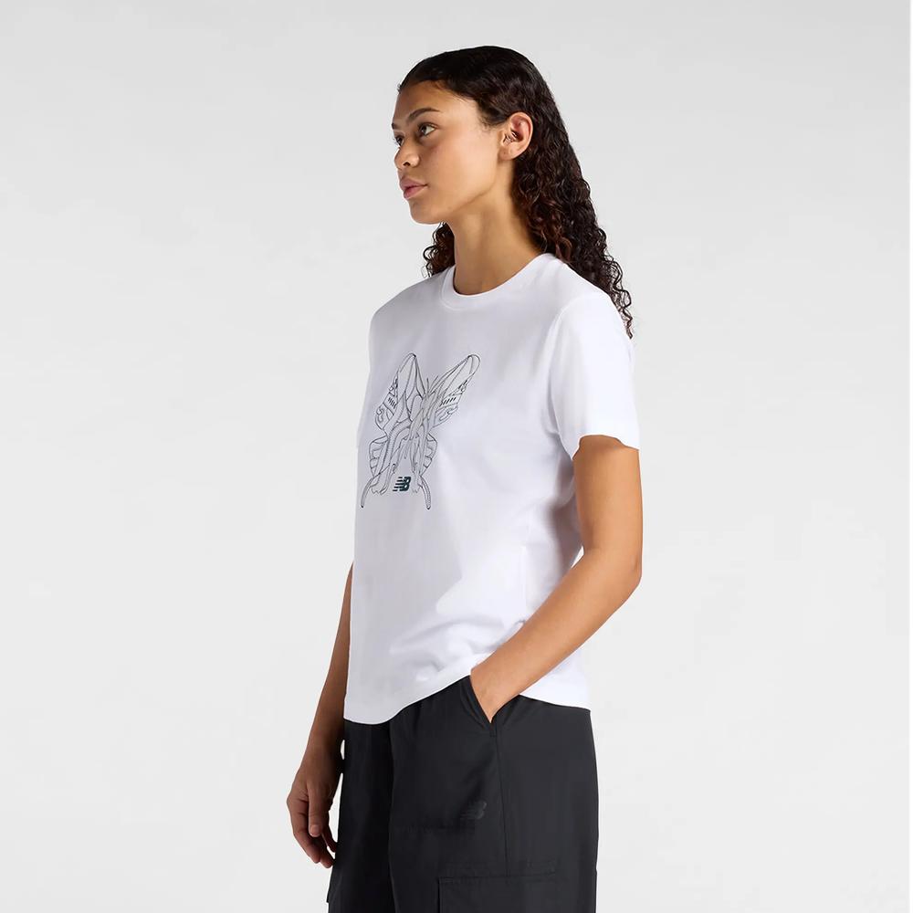 Női póló New Balance WT61M6WOWT - fehér