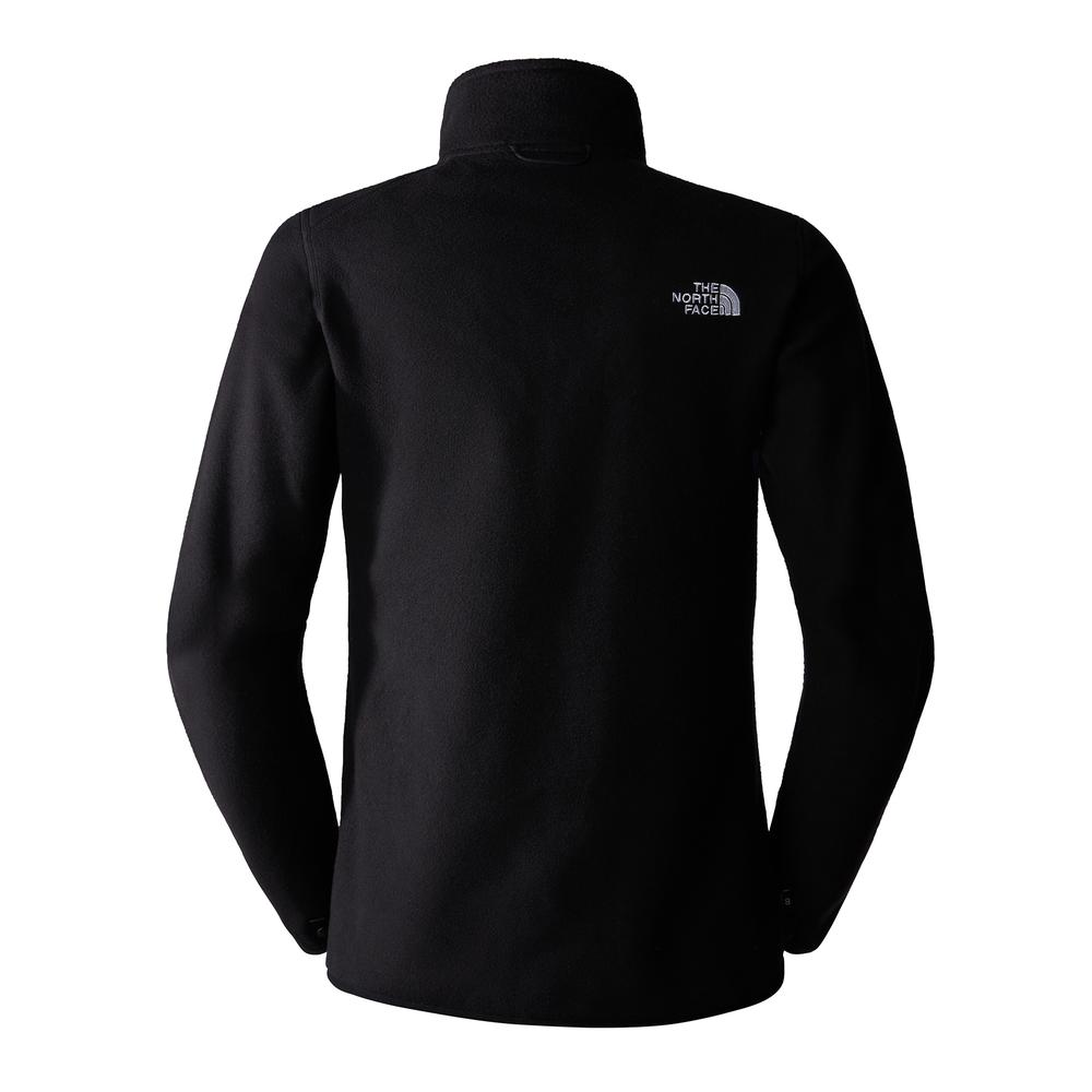 Pulóver The North Face 100 Glacier Full-Zip Fleece 0A855OJK31 - fekete