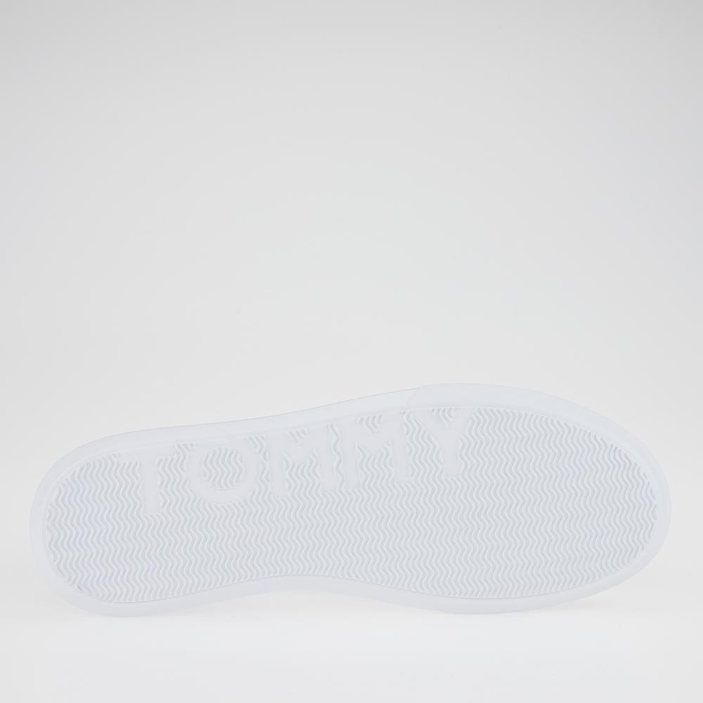 Cipő Tommy Hilfiger Corporate Leather Cup Stripes FM0FM04732-YBS - fehér
